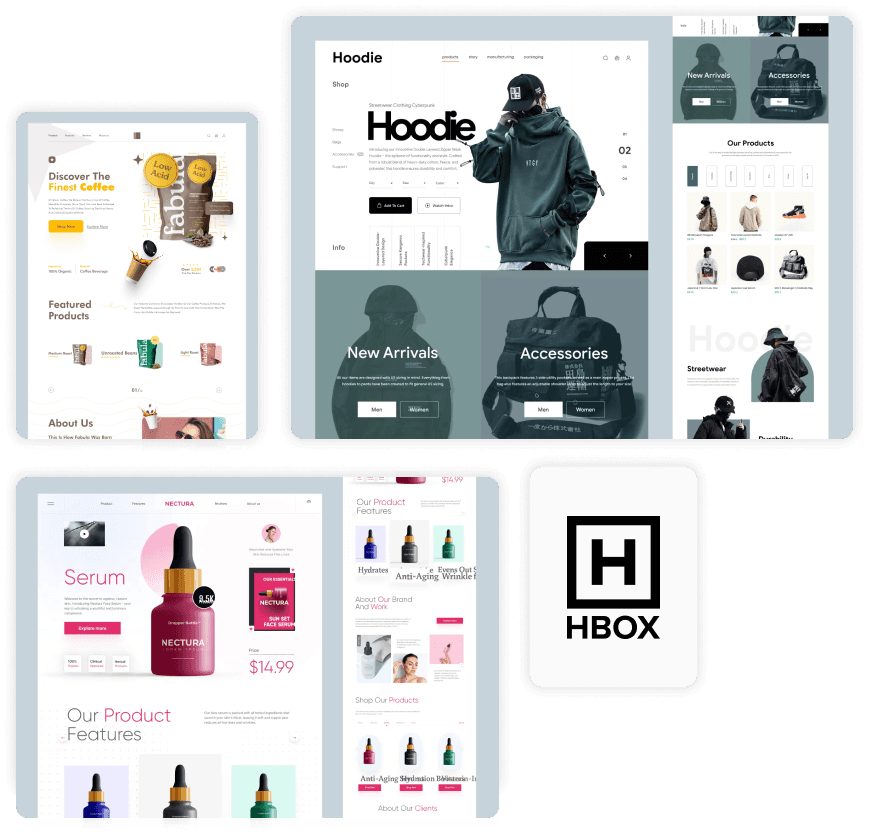 Shopify storefronts crafted for growth and conversion.